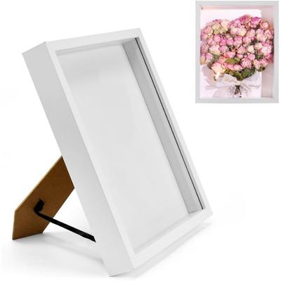 TEMU Yongorhex Deep Picture Frame For Objects Up To 3cm, 3d Wooden Frame, 27 X 22cm Picture Frame For Filling, Deep Picture Frame For Objects Wall Decoration, Memorabilia Deep Frame Image