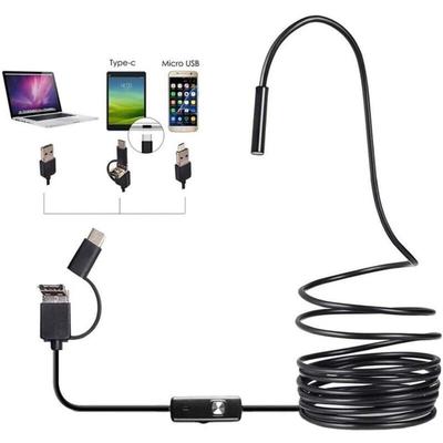 3-in-1 7-mm-Endoskop-Inspektionskamera für USB-Android-Typ-C-Schnittstelle, Image