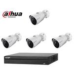 Kit De Vidéosurveillance Ip 4 Caméras Dahua 4 Mpx