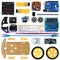 Smart Car Kit 2WD Smart Robot Car Chassis Kits Car With Speed Encoder and Battery Box Diy Electronic Kit for R3 Board