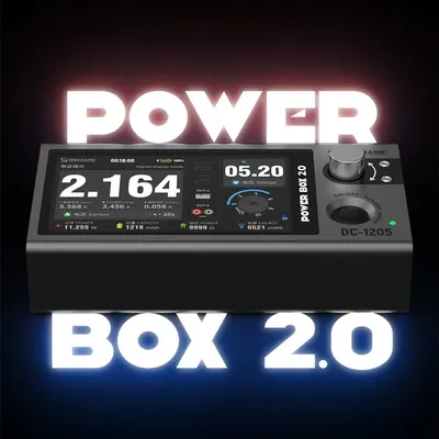 MECHANIC POWER BOX 2.0 DC-1205 Tragbares, verstellbares Netzteil mit Digitalanzeige Image