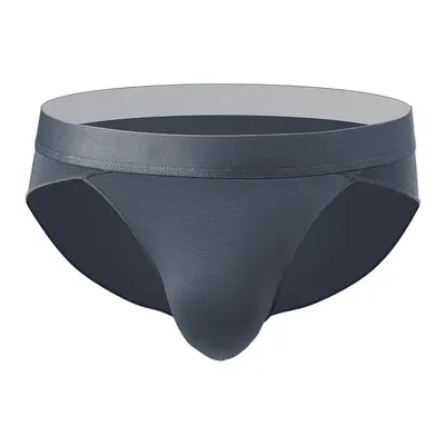 Neue Herrenunterwäsche Modal nahtlose Slips bequeme und atmungsaktive einfarbige Shorts Image