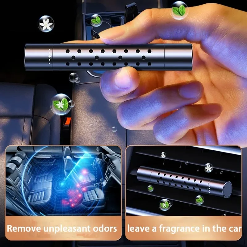 Auto montiertes Parfüm, Auto-Innenraum-Luftauslass, langlebiges Duftzubehör, im Auto verwendetes festes Parfüm, Duftdekorationszubehör Image