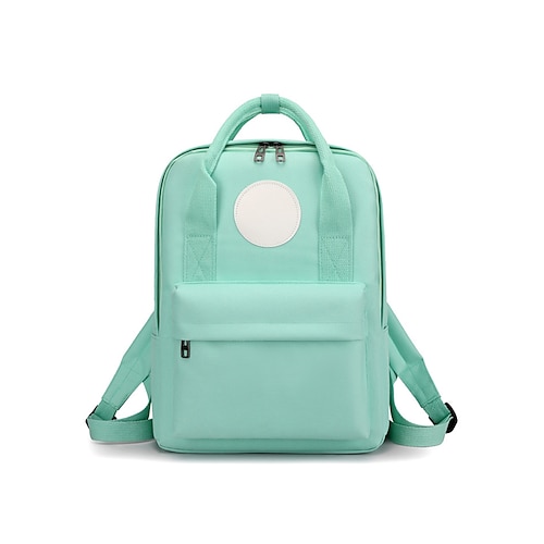 Kinder-Schulrucksack mit individuell anpassbarem Aufnäher – leichter, robuster Grundschul-Rucksack für Mädchen und Jungen mit verstellbaren Trägern und großer Vordertasche Image