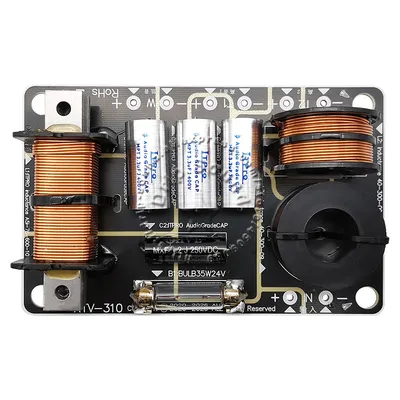 1 stücke Dual Höhen 2 Weg 3 Einheit 500 W Hallo-fi Lautsprecher Frequenz Teiler High-Low Crossover Image