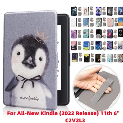 Cute Smart Case for All-new Kindle 2022 Release 11th Case for 6 Inch 11th Generation 2024 RS23CV