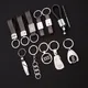 Portachiavi in metallo in pelle Logo Portachiavi per auto per Audi A3 A4 A5 A6 A7 A8 A1 A2 Q3 Q4 Q5 Q7 S3 S4 S5 S6 S7 TT S Line Accessori auto