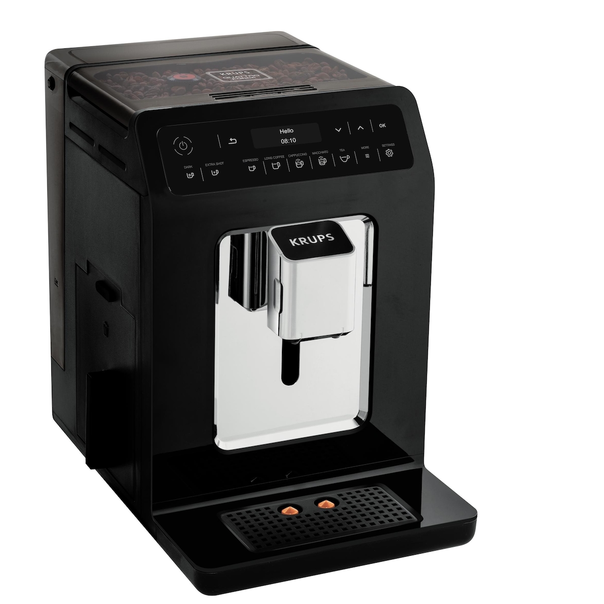 Krups EA8908 Evidence Kaffeevollautomat, OLED-Display Barista Quattro Force 1 Stück Image