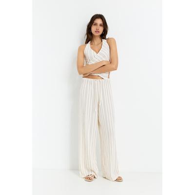 Rustic Striped Trousers