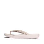 Fitflop Women's iQUSHION Multi-Crystal Ergonomic FLIP-Flops, Nude Rose, 8 UK