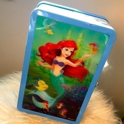 Disney Accessories | Disney | Disney Ariel 3d Hologram Supply Box Tin + Latch Close | Color: Blue | Size: Os