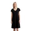 Jerseykleid MARC O'POLO "mit TENCEL™ Modal", Damen, Gr. M, Normalgrößen, schwarz, Obermaterial: 48% Modal, 48% Baumwolle, 4% Elasthan; Futter: 100% Nicht verfügbar, unifarben, figurbetont knielang, V-Ausschnitt, Kurzarm, Kleider
