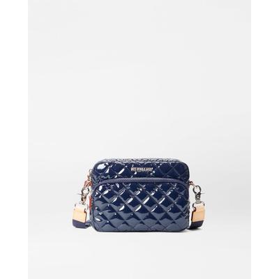 Navy Lacquer Small Metro Camera Bag - Blue - MZ Wallace Shoulder Bags