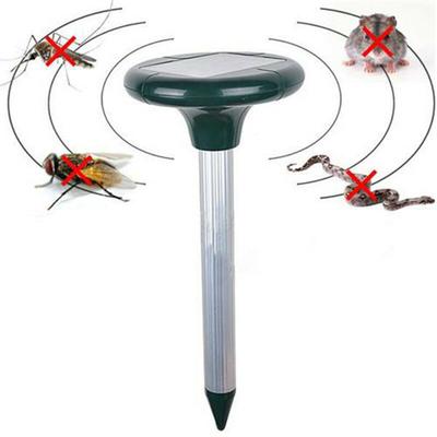 Solar-Ultraschall-Schlangenabwehr – wasserdicht, gegen Maulwürfe, Ratten, Mäuse, Schlangen, Mücken