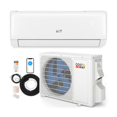 Costway Airtural Series 12000 BTU 22 SEER2 WiFi Enabled Mini Split AC 115V Compatible with Alexa