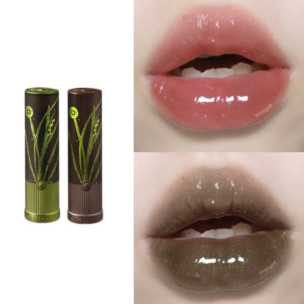 Girlcult Herbal Compendium Glitter Lipstick Green Shimmer Lipgloss Matte Velvet Lip Clay Moisturizing Long Lasting Nostickup Image