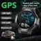 Militär Outdoor Smart Uhr Männer GPS Standort 410 mAh Batterie Herzfrequenz BT Anruf IP68 Wasserdichte SmartWatch Für Huawei Xiaomi