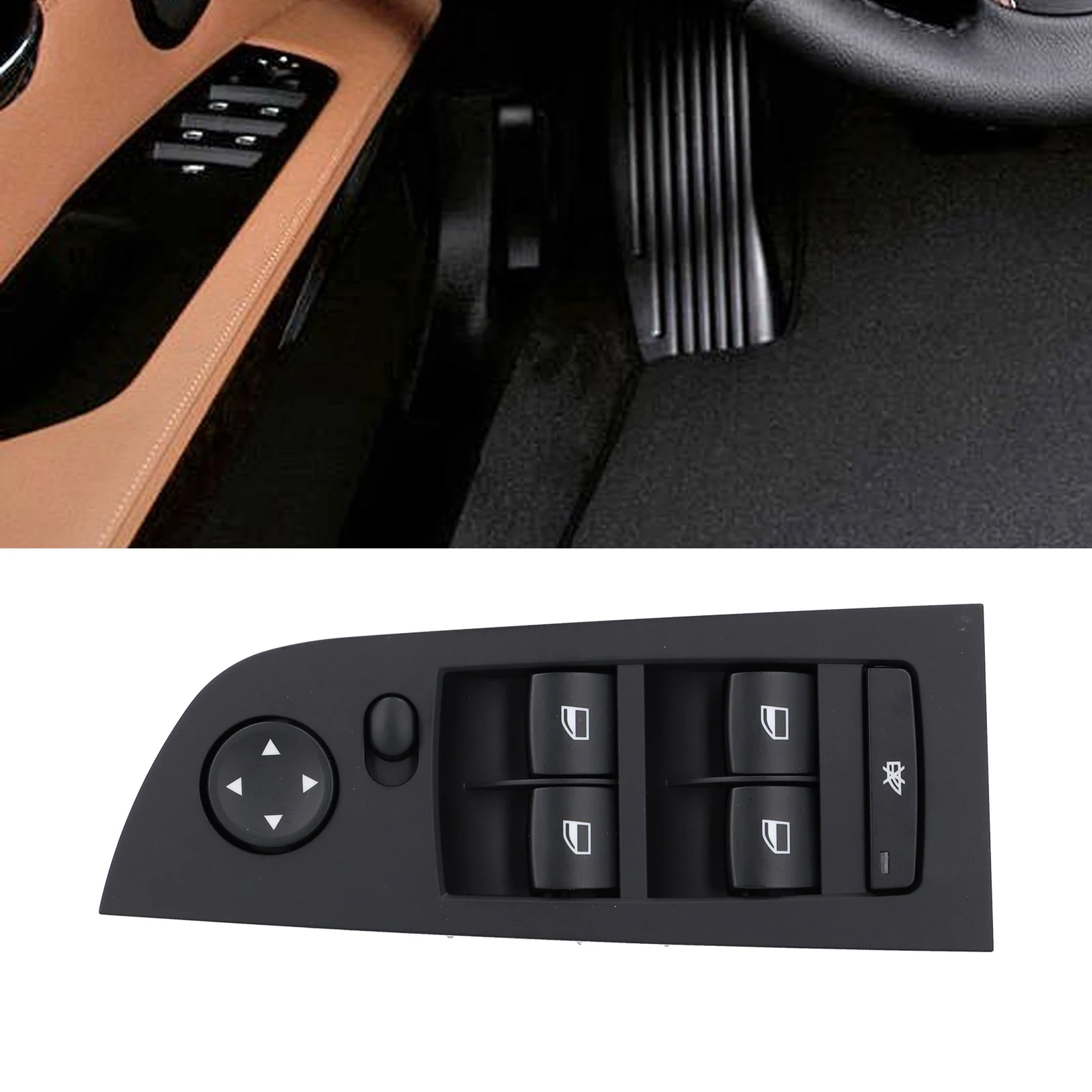 Auto Elektrische Fensterheber Steuertasten Schalter Automotive Zubehör 61319217329 Ersatz für BMW 3er E90 E91 Image