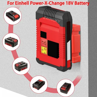 1/3/5 Pack Batterie Lagerung Halter Für Einhell Power X-Change 18V Batterie Wand Halterung Befestigung Dock halterung Tragbare Batterie Halter