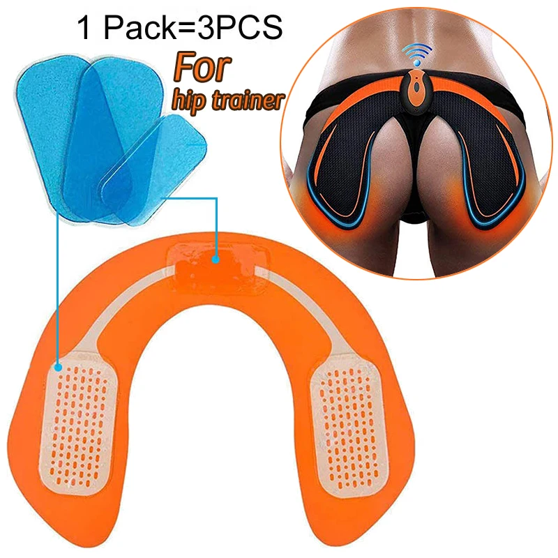 Replacement Gel Pads For EMS Hip Trainer Buttocks ABS Muscle Toner Stimulator Buttock Toner Trainer Hydrogel Gel Massage Patch