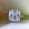 Cushion Cut 10mm Moissanite Diamond Ring 100% Real 925 sterling silver Party Wedding band Rings for