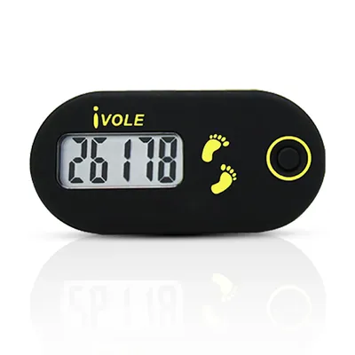 Ivole Digital Step Pedometer Walking Distance Counter LCD Display Training Exercise Practice