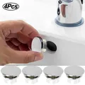 4 pezzi di plastica foro per lavandino copertura di troppopieno per cucina bagno lavabo rivestimento tappo di scarico per vasca lavandino lavabo rotondo anello di troppopieno tappo
