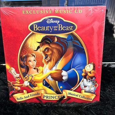 Disney Other | Disney Beauty And The Beast Exclusive Music Cd | Color: Blue/Red | Size: Os