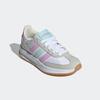Sneaker ADIDAS SPORTSWEAR, Gr. 39, cloud weiß, bliss lila, halo mint, Textil, Leder, sportlich, Schuhe
