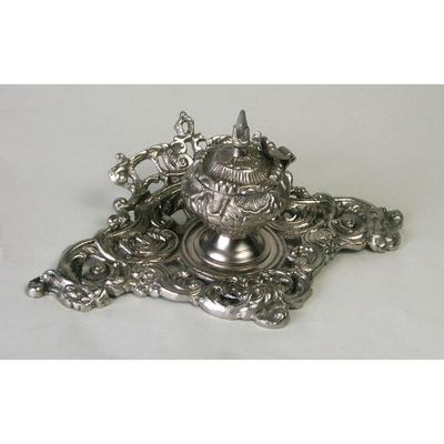 Metal Decorative Single Inkwell