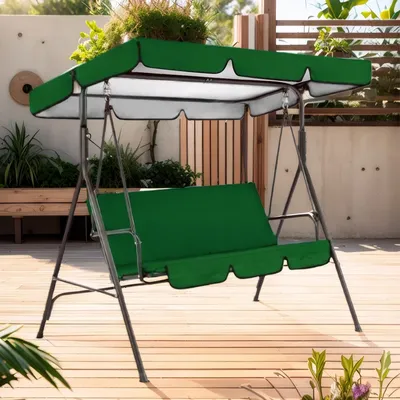 1 Set Swing Seat Cover Canopy Replacement Waterproof Garden Courtyard Outdoor Swing ChairAwning