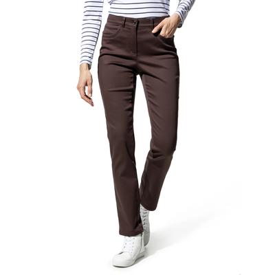 Walbusch Damen Bügelfrei Baumwollhose Braun Image