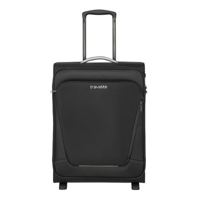 Handgepäck-Trolley TRAVELITE "JETPACK Multi 2 Cabin, konzipiert für Condor & Ryanair", Gr. B/H/T: 40cm x 55cm x 20cm 41 l, schwarz, Polyester, unifarben mit Farbeinsätzen, Koffer, Weichgepäck-Koffer Handgepäck für die meisten gängigen Airlines