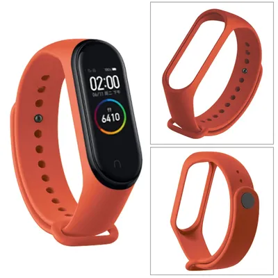2PCS Armband Für Xiaomi Mi Band 7 6 5 4 3 Silikon Armbänder Handgelenk Straps für Mi band 6 7 5 4 Image
