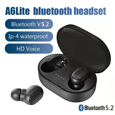 Original A6S TWS Headset Drahtlose Kopfhörer Bluetooth 5,2 Kopfhörer Sport Stereo Fone Bluetooth Ohrhörer Image