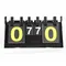 6 Digits Flip Scoreboard Tabletop Score Flipper Football Flip Score Keeper Triangular Base Design