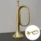 Professional Trumpet Portable Traditional Wind Musical Instrument Copper Alloy Trumpets Bugle For