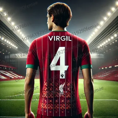 2024 Liverpool Fans T Shirt NO4 Player Youth Outdoor Sport T Shirt Men Football Shirt Classic