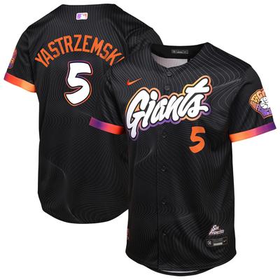 San Francisco Giants Nike MLB City Connect Limited Trikot – Anthrazit – Mike Yastrzemski – Jugendliche Image