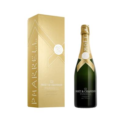 "Moet & Chandon Imperial Brut Pharrell Williams Special Edition (Gold) with Gift Box Champagne - France"