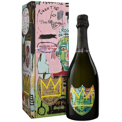 "Dom Perignon Jean-Michel Basquiat Special Edition (Yellow Crown) with Gift Box 2015 Champagne - France"