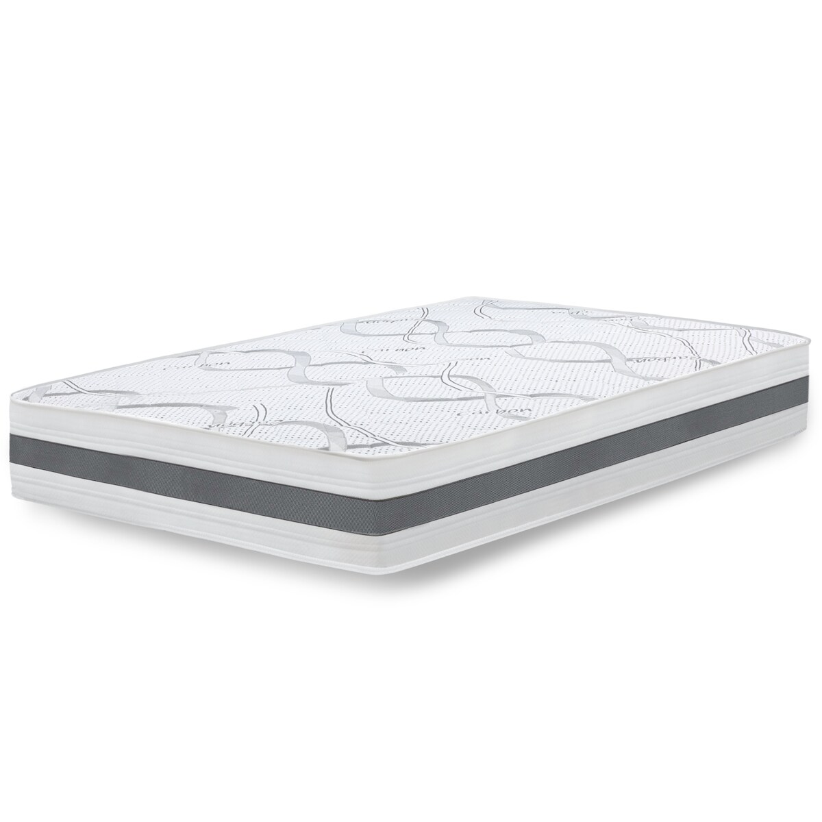 THE WHITE STONE Großes Einzelbett Matratze 120x210 Carbon Premium Quality, Antibakteriell, Anti-Milben, Anti-Allergie.| Höhe 16 cm | Fabriqué en Italie Image
