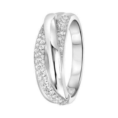 Lucardi Ringe 925 Silber - silbern 58mm Damen Image