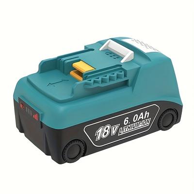 TEMU Acigon 6.0ah 18v Lithium Battery With - Large Capacity, Rechargeable, Ideal For Ryobi Tools, Bl1860b, Bl1850, Bl1840, Bl1830, Bl1815b, Tool Battery | Battery | Plastic Battery Image