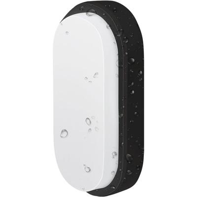 LED-Wandleuchte für den Außenbereich, 14 W, schwarze ovale LED-Deckenleuchte, 4000 K, 980 lm, Image