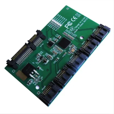 SATA-Erweiterungskarte 1 bis 5 Port SATA3.0 Controller-Karte Motherboard SATA-Port Multiplier Riser Image
