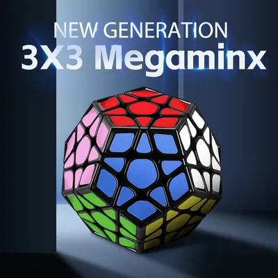 SENGSO Megaminx 3x3 Dodekaeder Würfel Geschwindigkeit Zauberwürfel Lernspielzeug Kinder Puzzle Image