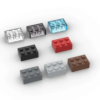 MOC 10PCS 3002 2x3 Ziegel Baustein High-Tech Platte Bord Montieren Pädagogisches Partikel Idee DIY Image