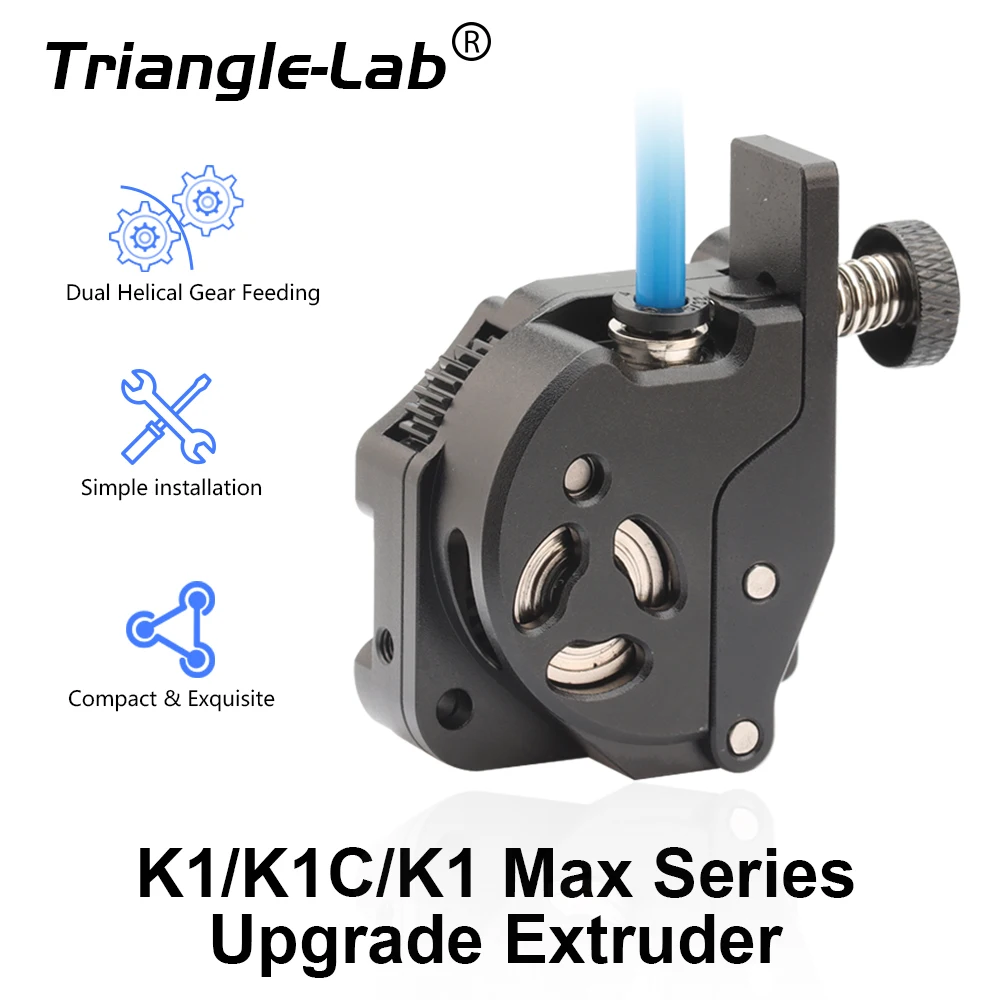 Trianglelab Upgrade Extruder für Creality K1 K1C K1 Max Kolibri Extruder ohne Motor Extrusionsmechanismus Kit 3D-Drucker Image