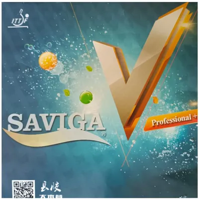 SAVIGA genärtete lange Noppen aus Gummi, professionell + verbesserte Version ohne Schwamm OX Image
